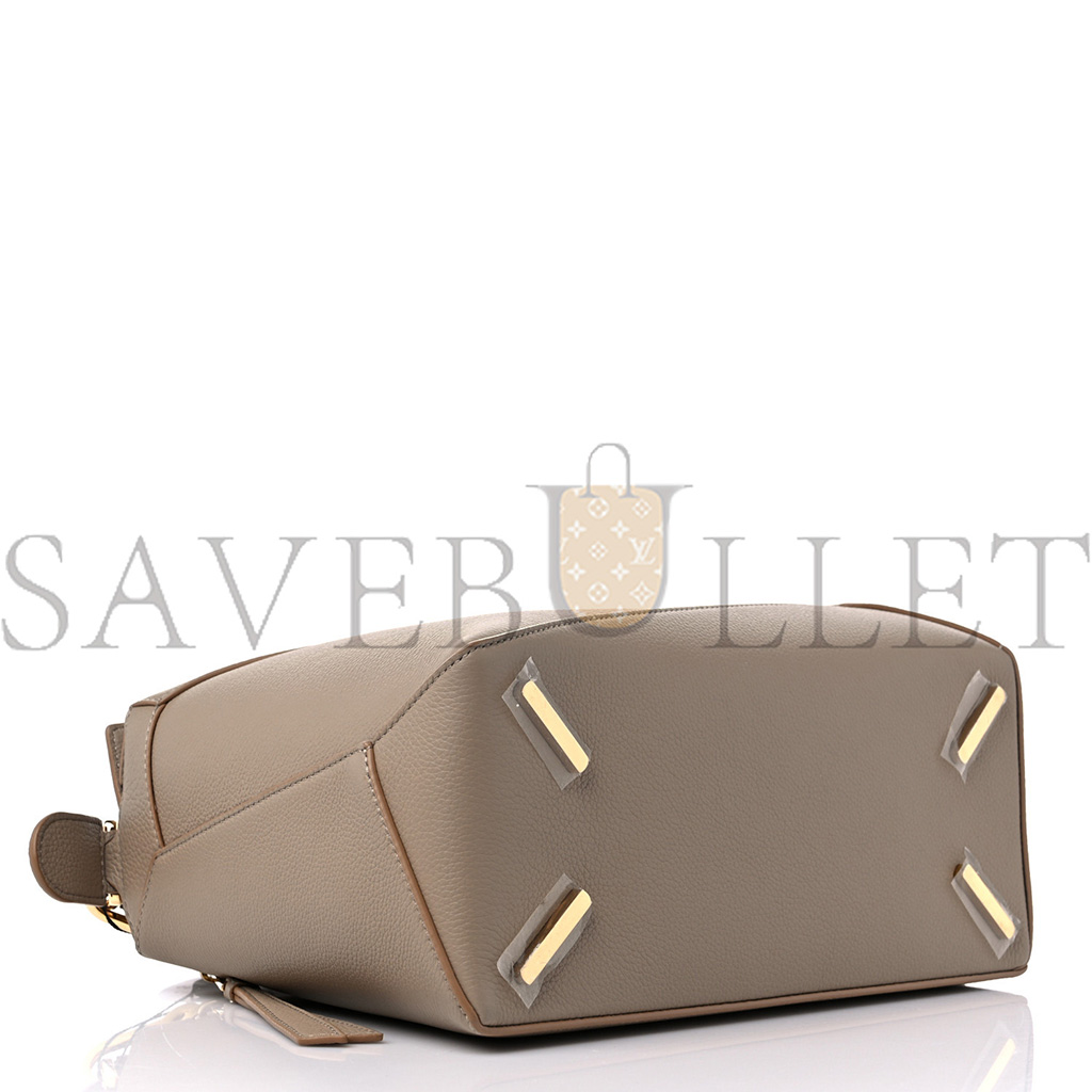 LOEWE GRAINED CALFSKIN SMALL PUZZLE EDGE BAG SAND (24*16.5*10.5cm) LOEWE GRAINED CALFSKIN SMALL PUZZLE EDGE BAG SAND (24*16.5*10.5cm)