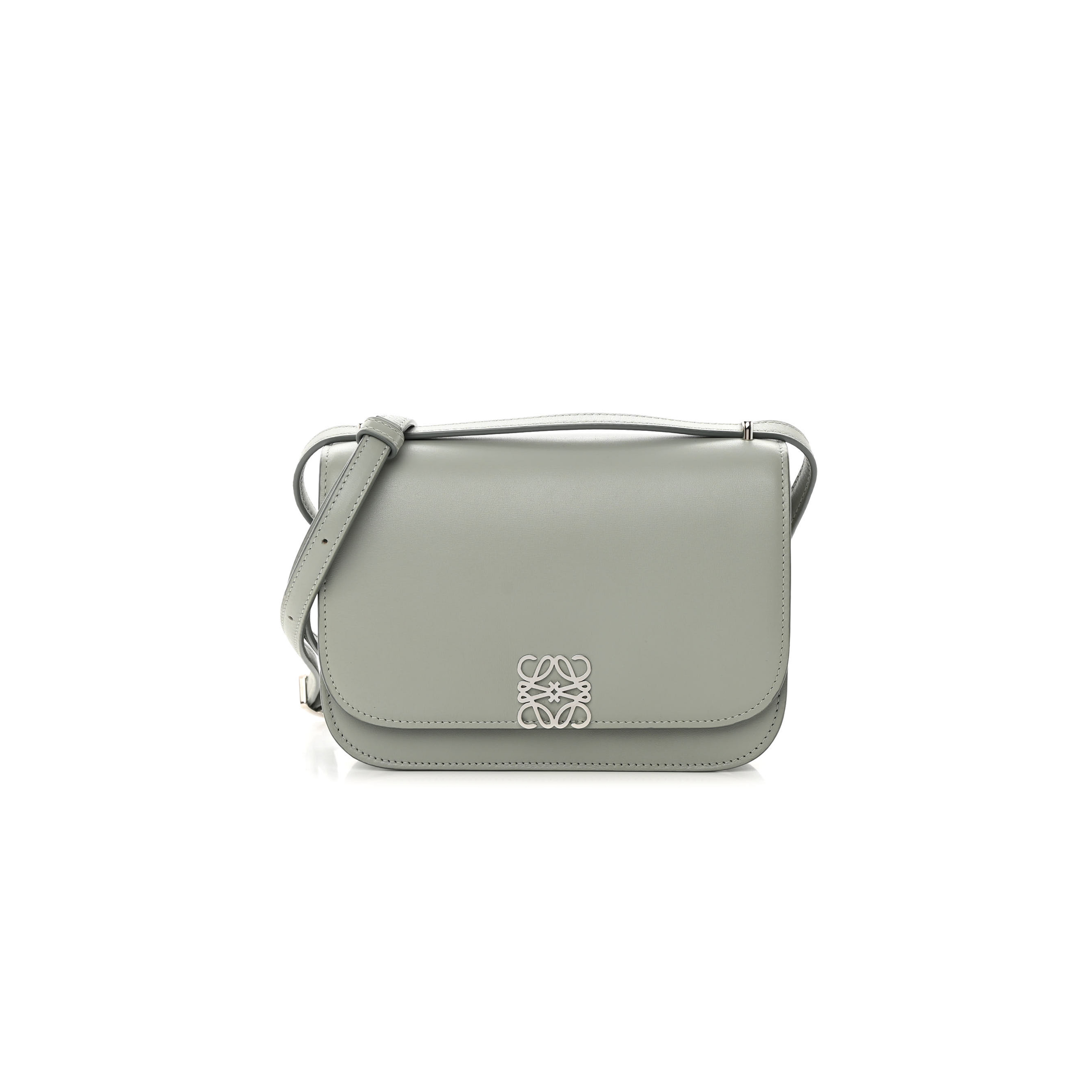 LOEWE SILK CALFSKIN SMALL GOYA BAG GRAY (19*13*6cm) LOEWE SILK CALFSKIN SMALL GOYA BAG GRAY (19*13*6cm)