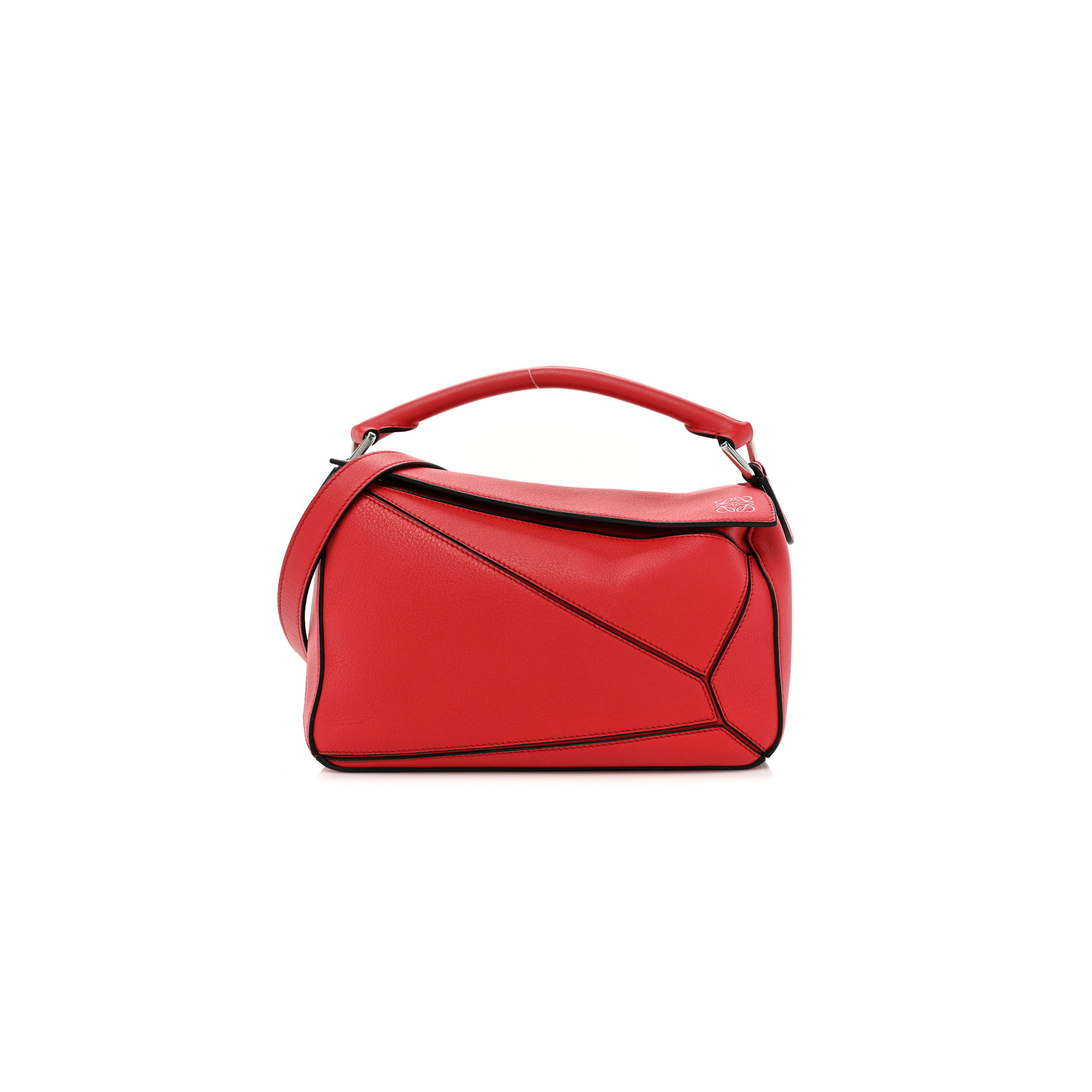 LOEWE CALFSKIN SMALL PUZZLE BAG SCARLET (24*16.5*10.5cm) LOEWE CALFSKIN SMALL PUZZLE BAG SCARLET (24*16.5*10.5cm)