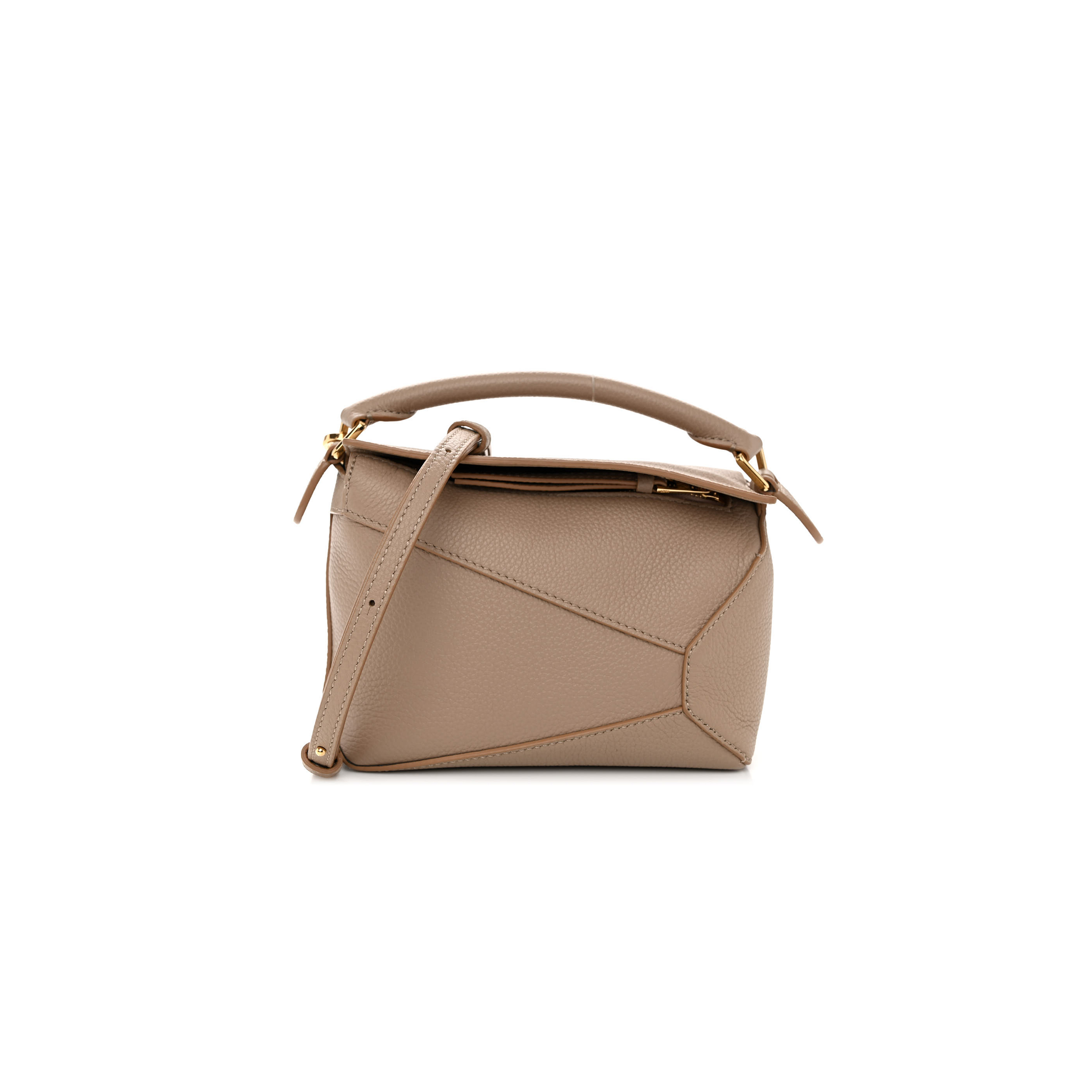 LOEWE CALFSKIN MINI PUZZLE EDGE BAG SAND (18*12.5*8cm) LOEWE CALFSKIN MINI PUZZLE EDGE BAG SAND (18*12.5*8cm)