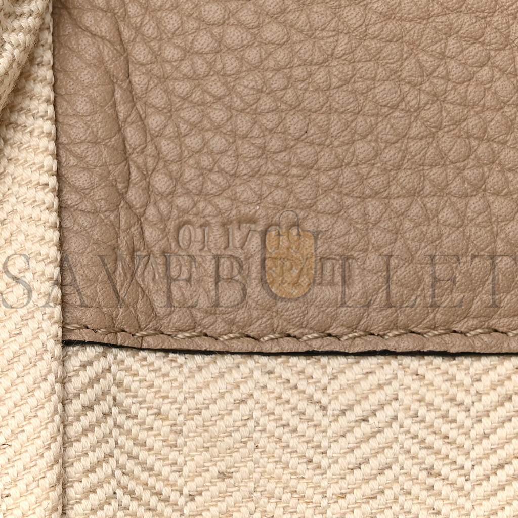 LOEWE CALFSKIN MEDIUM HAMMOCK SHOULDER BAG SAND MINK (32*30*17cm) LOEWE CALFSKIN MEDIUM HAMMOCK SHOULDER BAG SAND MINK (32*30*17cm)