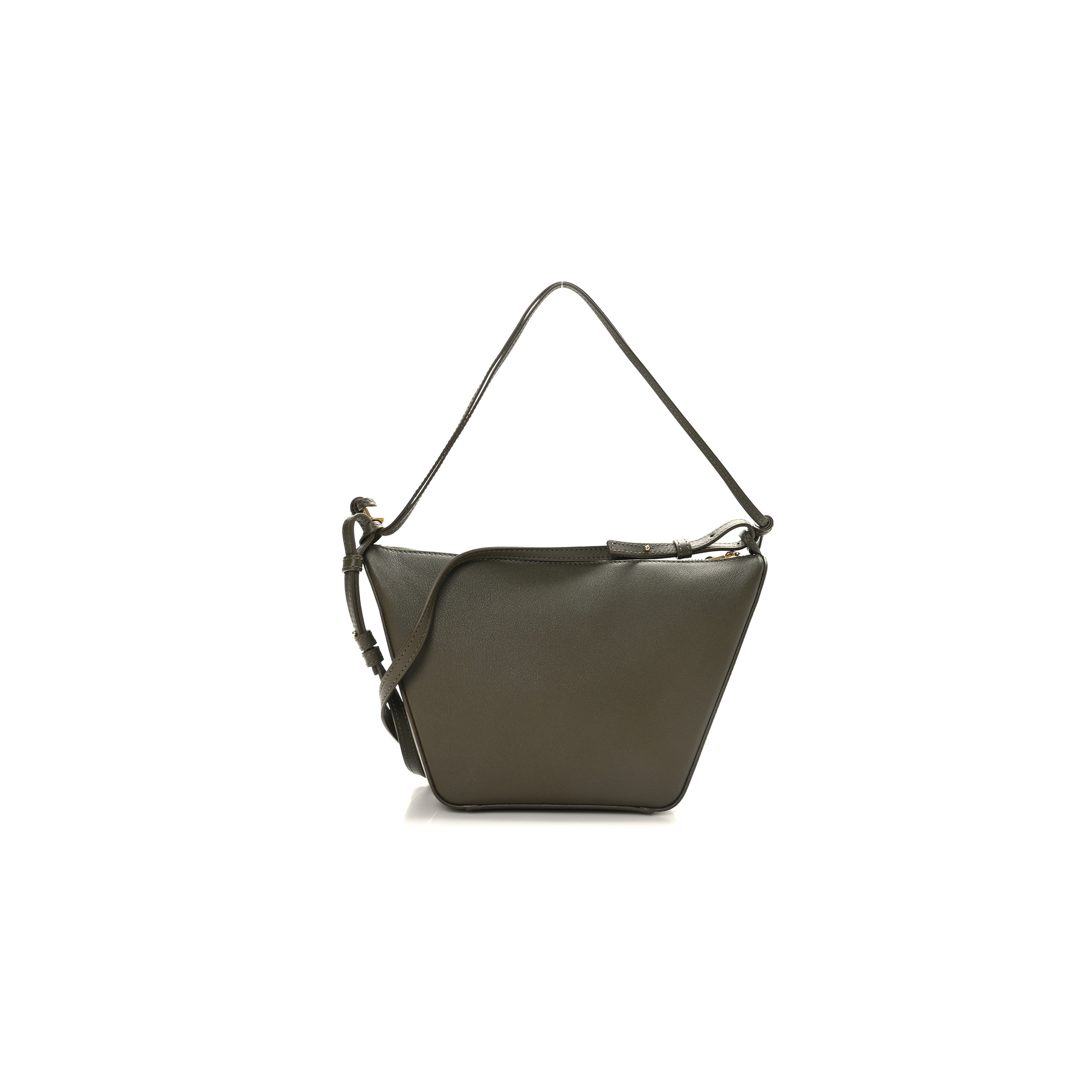 LOEWE CALFSKIN MINI HAMMOCK HOBO VINTAGE KHAKI (17*17*10cm) LOEWE CALFSKIN MINI HAMMOCK HOBO VINTAGE KHAKI (17*17*10cm)