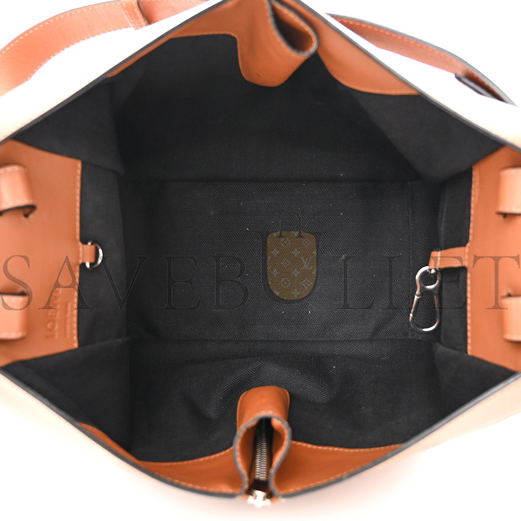 LOEWE CALFSKIN SMALL HAMMOCK SHOULDER BAG TAN (30*25*13.5cm) LOEWE CALFSKIN SMALL HAMMOCK SHOULDER BAG TAN (30*25*13.5cm)