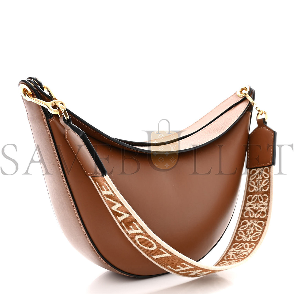 LOEWE SATIN CALFSKIN JACQUARD LUNA BAG PECAN (28*14*6cm) LOEWE SATIN CALFSKIN JACQUARD LUNA BAG PECAN (28*14*6cm)