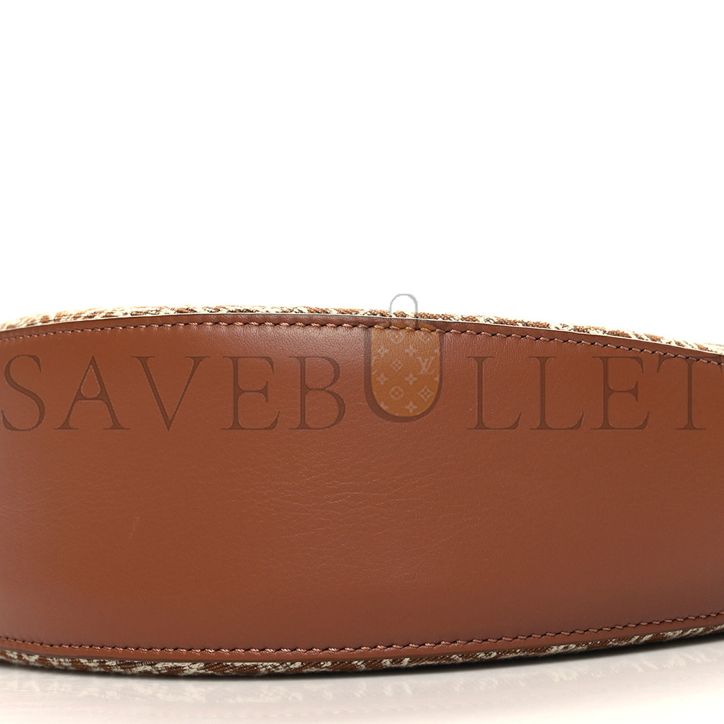 LOEWE JACQUARD ANAGRAM CALFSKIN LUNA BAG TAN PECAN (26*17*8cm) LOEWE JACQUARD ANAGRAM CALFSKIN LUNA BAG TAN PECAN (26*17*8cm)