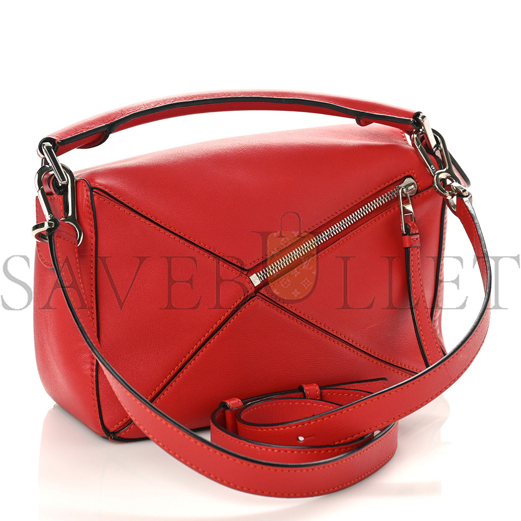 LOEWE CALFSKIN SMALL PUZZLE BAG SCARLET (24*16.5*10.5cm) LOEWE CALFSKIN SMALL PUZZLE BAG SCARLET (24*16.5*10.5cm)
