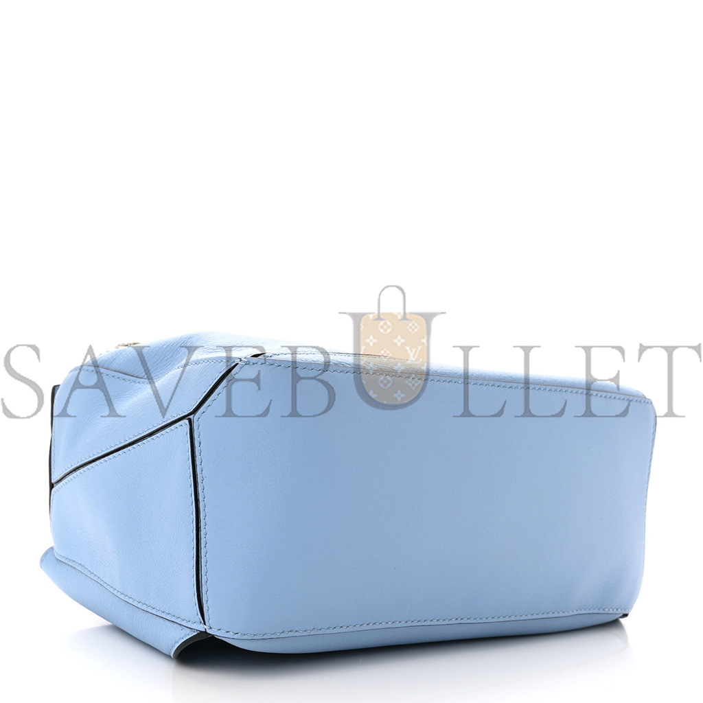 LOEWE CALFSKIN SMALL PUZZLE BUMBAG OLYMPIC BLUE (23*15*10cm) LOEWE CALFSKIN SMALL PUZZLE BUMBAG OLYMPIC BLUE (23*15*10cm)