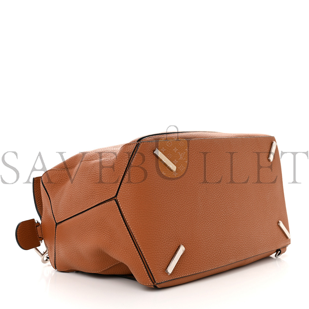 LOEWE CALFSKIN LARGE PUZZLE BAG TAN (36.5*23*19cm) LOEWE CALFSKIN LARGE PUZZLE BAG TAN (36.5*23*19cm)