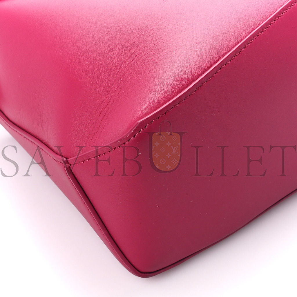 LOEWE SATIN CALFSKIN MONOCHROME SMALL PUZZLE EDGE BAG RUBY RED GLAZE (24*16.5*10.5cm) LOEWE SATIN CALFSKIN MONOCHROME SMALL PUZZLE EDGE BAG RUBY RED GLAZE (24*16.5*10.5cm)