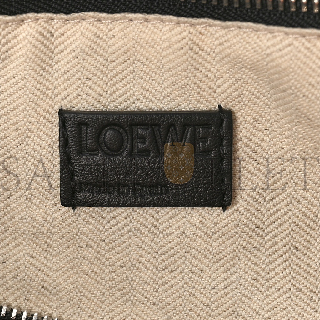 LOEWE CALFSKIN MEDIUM PUZZLE BAG BLACK (29*19.5*14cm)