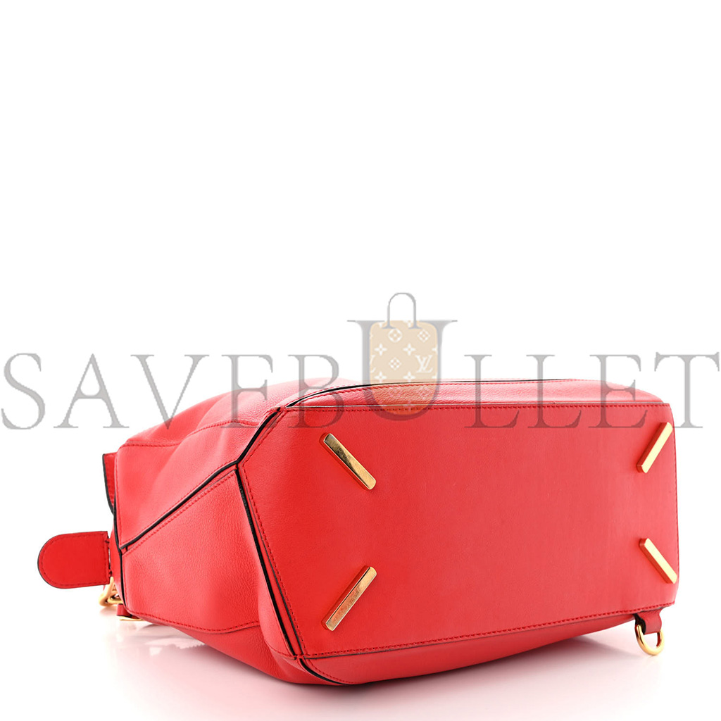 LOEWE CALFSKIN MEDIUM PUZZLE BAG SCARLET (29*19.5*14cm) LOEWE CALFSKIN MEDIUM PUZZLE BAG SCARLET (29*19.5*14cm)