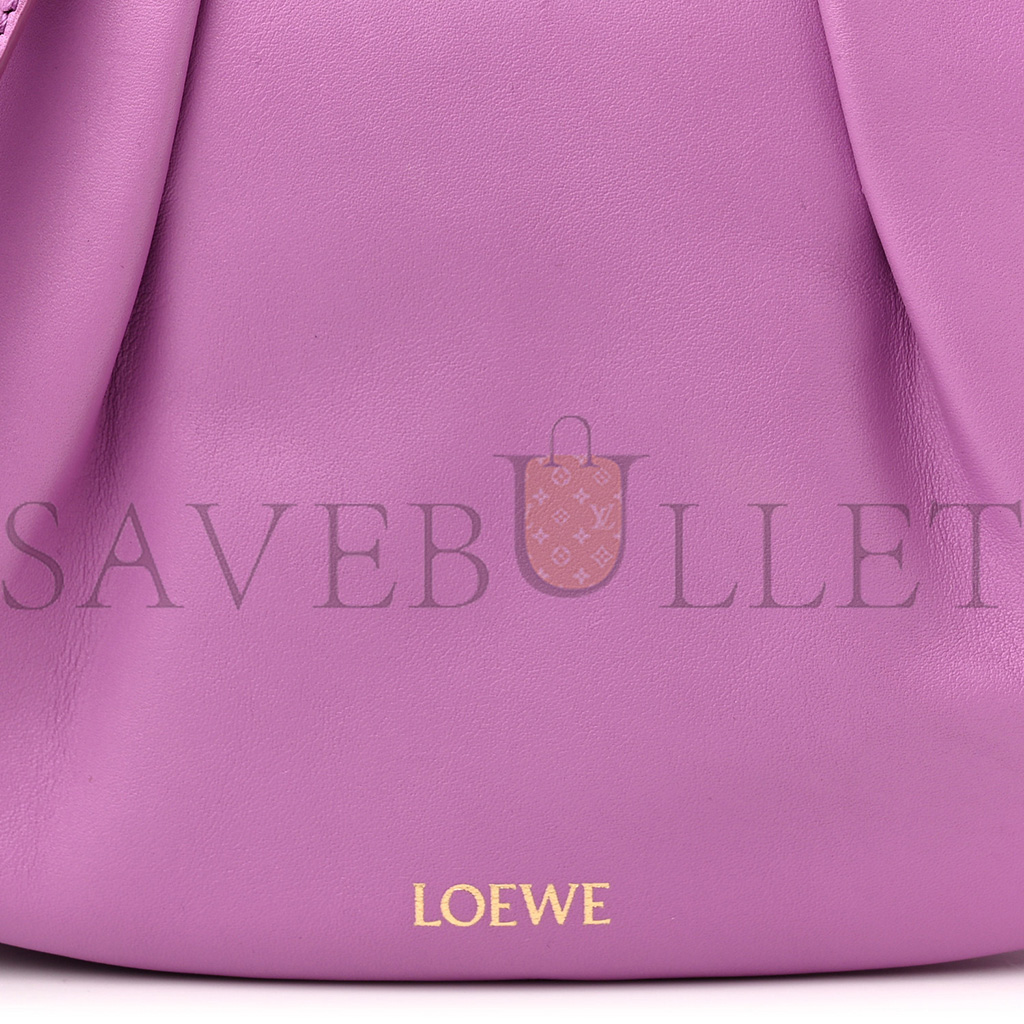 LOEWE SHINY NAPPA CALFSKIN PASEO SATCHEL ROCKROSE (25*17*8cm) LOEWE SHINY NAPPA CALFSKIN PASEO SATCHEL ROCKROSE (25*17*8cm)