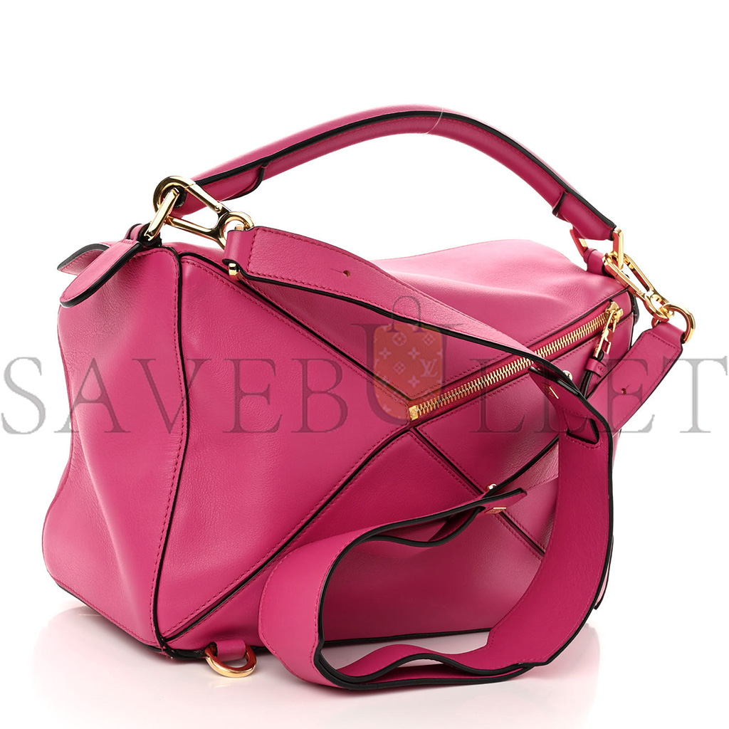 LOEWE CALFSKIN MEDIUM PUZZLE BAG FUCHSIA (29*18*12cm) LOEWE CALFSKIN MEDIUM PUZZLE BAG FUCHSIA (29*18*12cm)