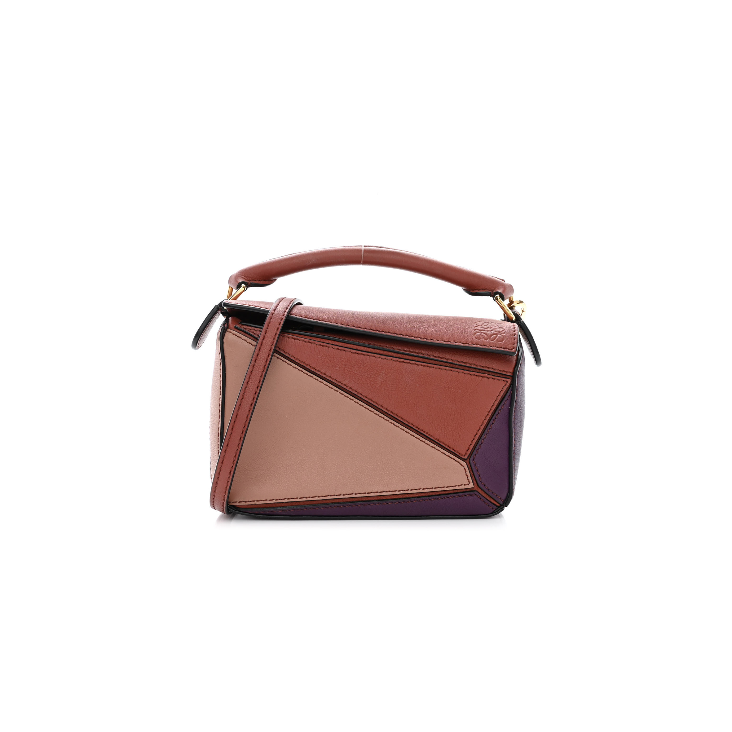 LOEWE CALFSKIN MINI PUZZLE BAG SPICE PUMPKIN (18*12.5*8cm) LOEWE CALFSKIN MINI PUZZLE BAG SPICE PUMPKIN (18*12.5*8cm)
