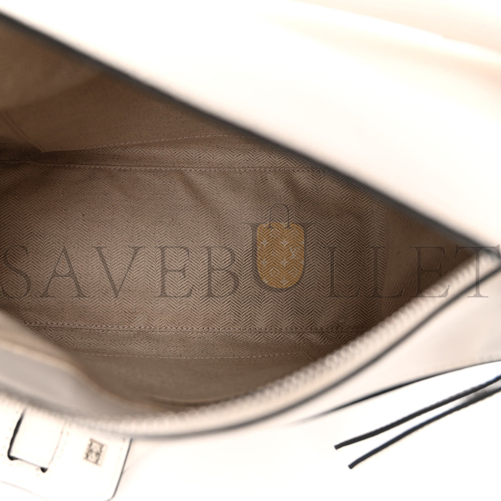 LOEWE GRAINED CALFSKIN SMALL PUZZLE BAG WHITE (24*16.5*10.5cm) LOEWE GRAINED CALFSKIN SMALL PUZZLE BAG WHITE (24*16.5*10.5cm)