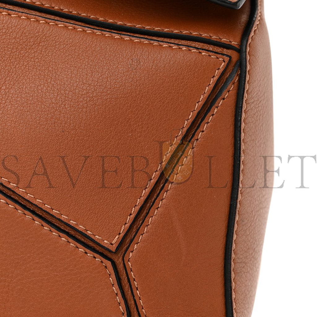 LOEWE CALFSKIN SMALL PUZZLE BAG TAN (24*16.5*10.5cm) LOEWE CALFSKIN SMALL PUZZLE BAG TAN (24*16.5*10.5cm)