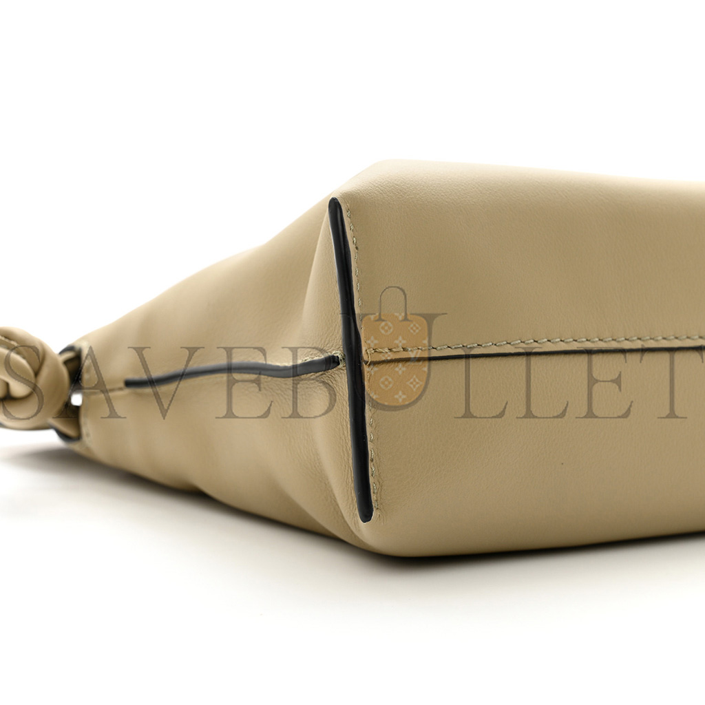 LOEWE CALFSKIN MINI FLAMENCO KNOT BAG LIGHT MAUVE (23*18*7cm) LOEWE CALFSKIN MINI FLAMENCO KNOT BAG LIGHT MAUVE (23*18*7cm)