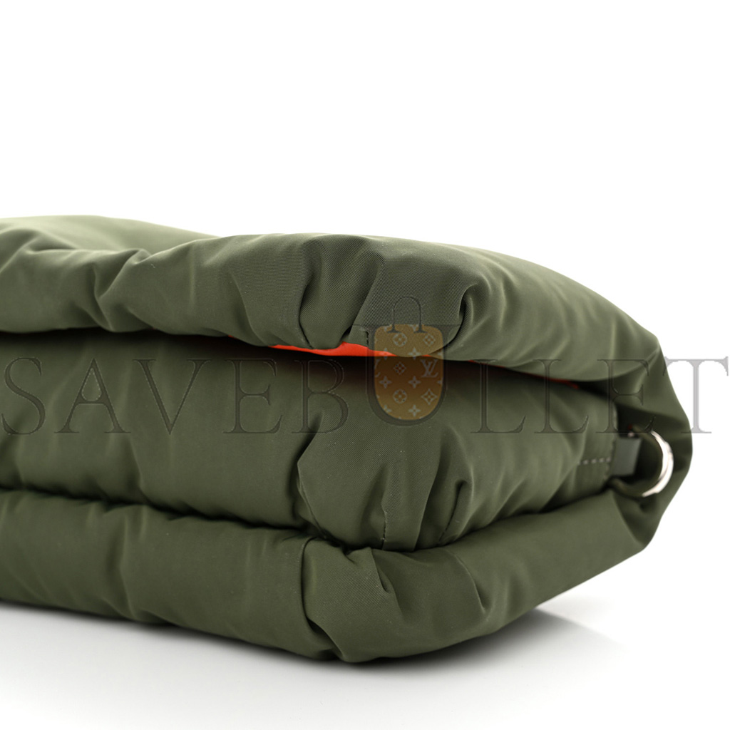 LOEWE NYLON MINI GOYA PUFFER BAG VINTAGE KHAKI (19*13*6cm) LOEWE NYLON MINI GOYA PUFFER BAG VINTAGE KHAKI (19*13*6cm)