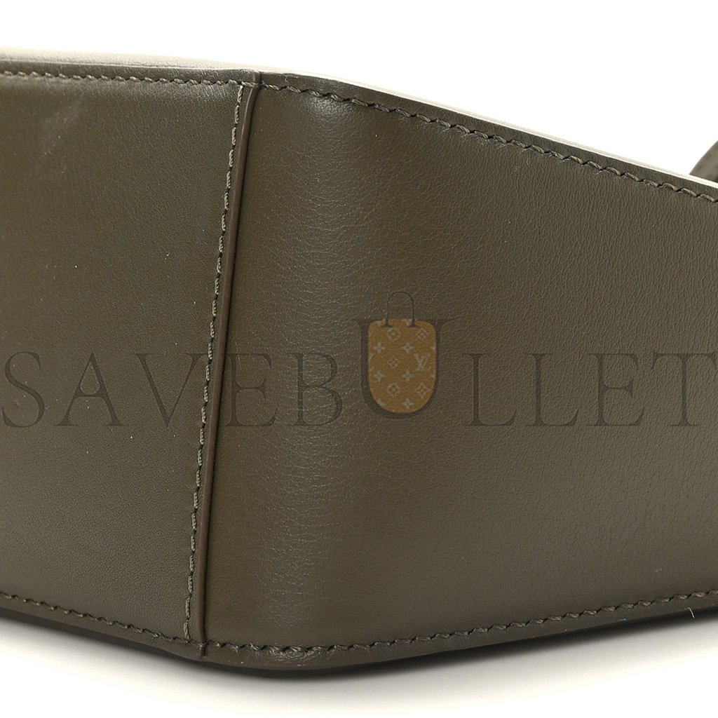 LOEWE CALFSKIN MINI HAMMOCK HOBO VINTAGE KHAKI (17*17*10cm) LOEWE CALFSKIN MINI HAMMOCK HOBO VINTAGE KHAKI (17*17*10cm)