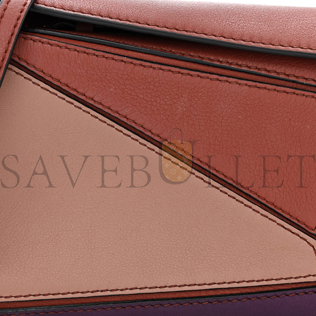 LOEWE CALFSKIN MINI PUZZLE BAG SPICE PUMPKIN (18*12.5*8cm) LOEWE CALFSKIN MINI PUZZLE BAG SPICE PUMPKIN (18*12.5*8cm)