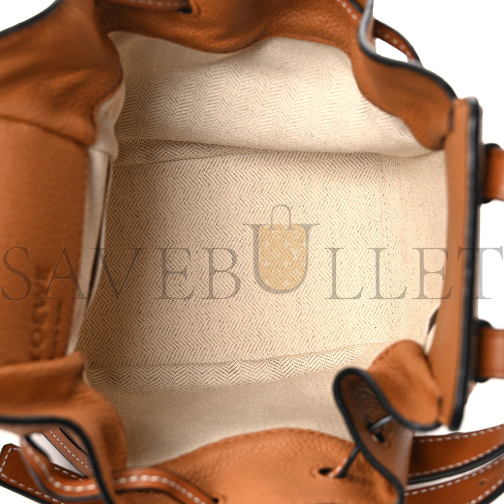 LOEWE CALFSKIN MINI HAMMOCK SHOULDER BAG TAN (20*16*10cm) LOEWE CALFSKIN MINI HAMMOCK SHOULDER BAG TAN (20*16*10cm)