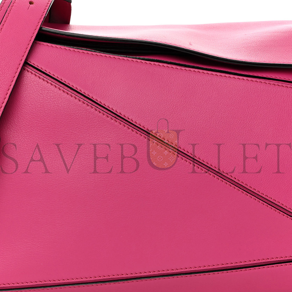 LOEWE CALFSKIN MEDIUM PUZZLE BAG FUCHSIA (29*18*12cm) LOEWE CALFSKIN MEDIUM PUZZLE BAG FUCHSIA (29*18*12cm)