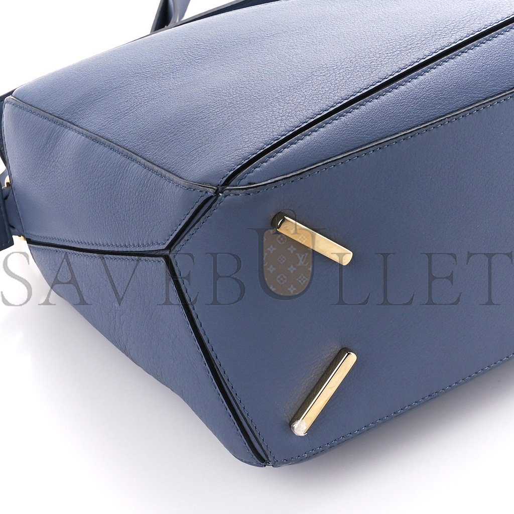 LOEWE CALFSKIN MEDIUM PUZZLE BAG BLUE (29*19.5*14cm) LOEWE CALFSKIN MEDIUM PUZZLE BAG BLUE (29*19.5*14cm)