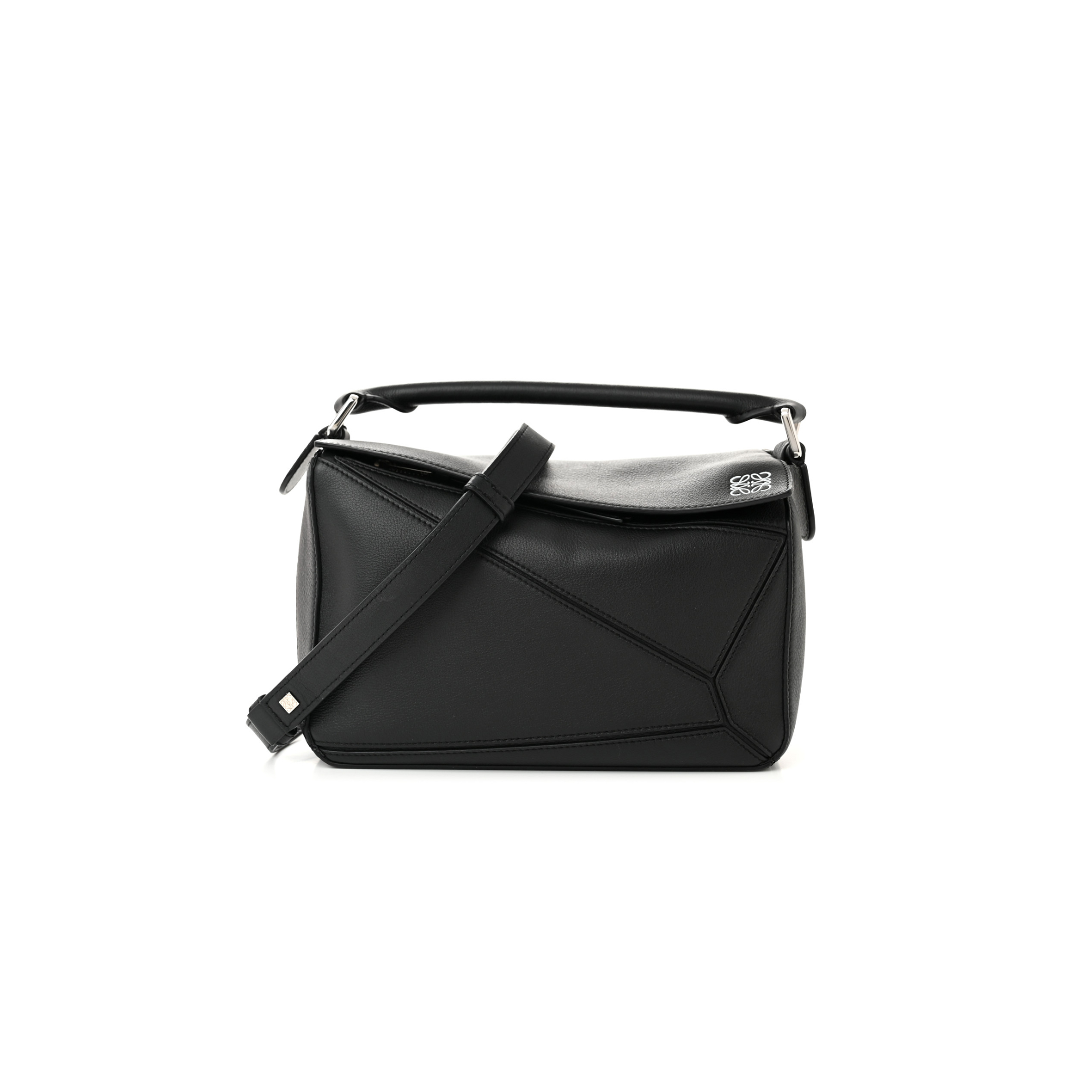 LOEWE CALFSKIN SMALL PUZZLE BAG BLACK (24*16.5*10.5cm) LOEWE CALFSKIN SMALL PUZZLE BAG BLACK (24*16.5*10.5cm)