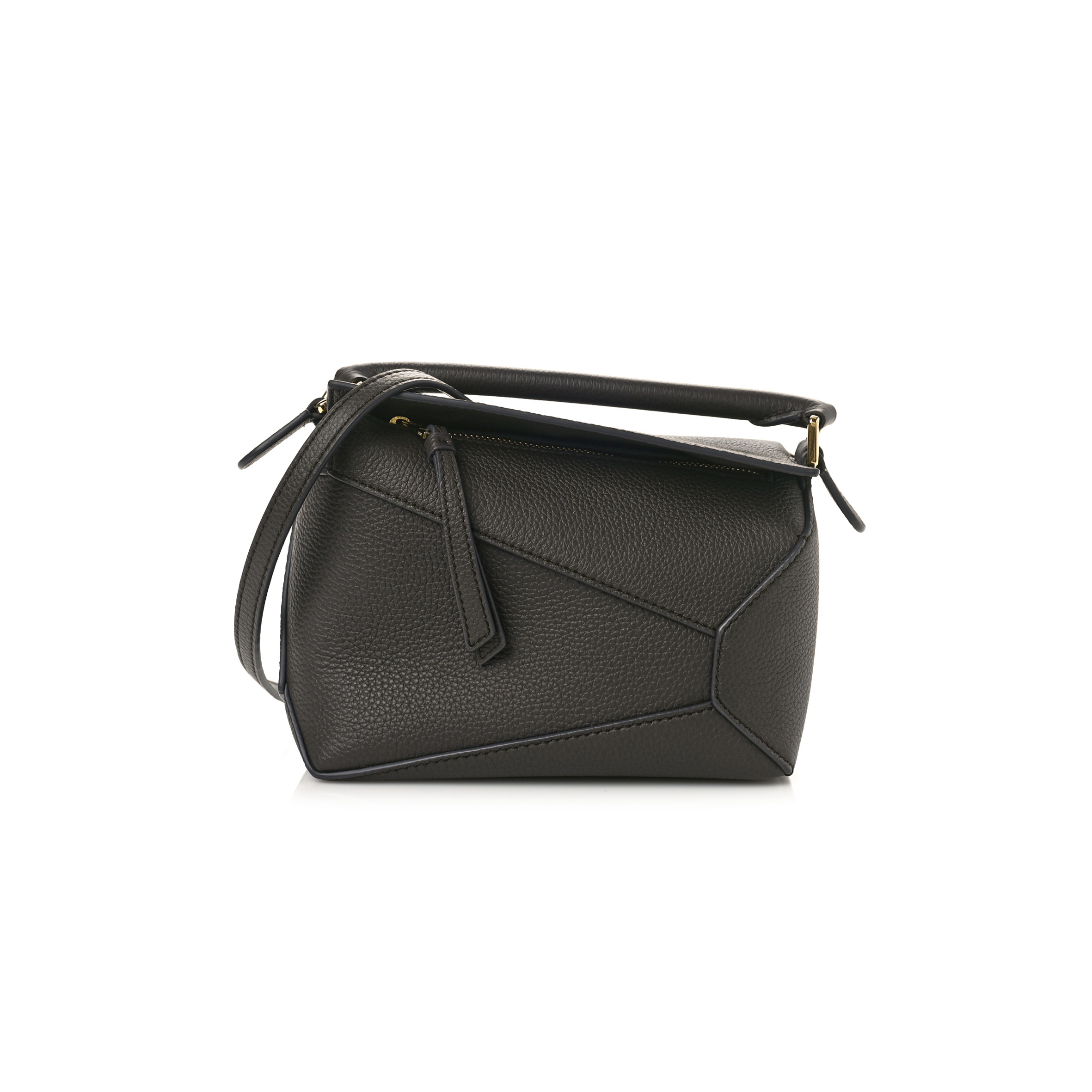 LOEWE CALFSKIN MINI PUZZLE EDGE BAG DARK GREY (18*12.5*8cm) LOEWE CALFSKIN MINI PUZZLE EDGE BAG DARK GREY (18*12.5*8cm)