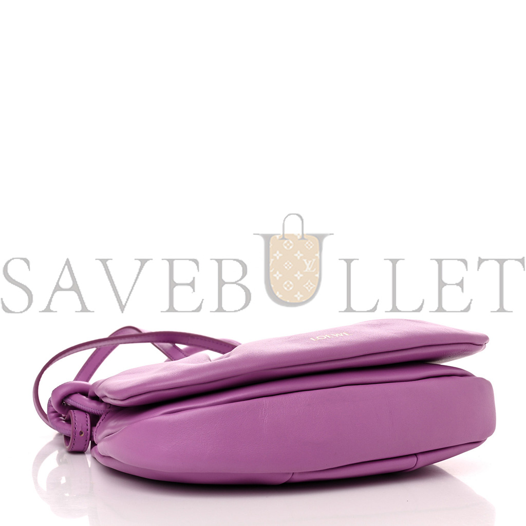 LOEWE SHINY NAPPA CALFSKIN PASEO SATCHEL ROCKROSE (25*17*8cm) LOEWE SHINY NAPPA CALFSKIN PASEO SATCHEL ROCKROSE (25*17*8cm)