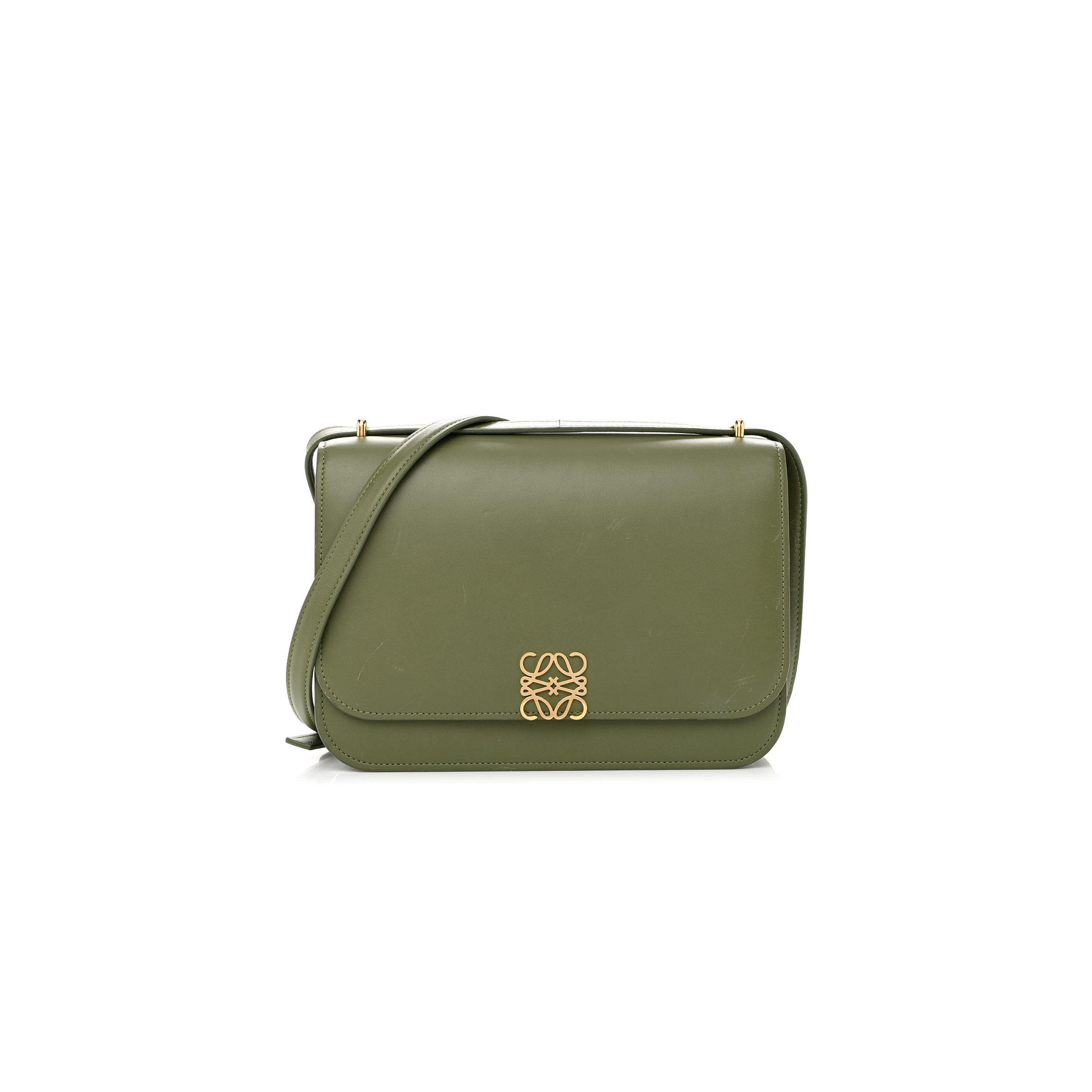 LOEWE SILK CALFSKIN GOYA BAG AVOCADO (22*15*7cm) LOEWE SILK CALFSKIN GOYA BAG AVOCADO (22*15*7cm)
