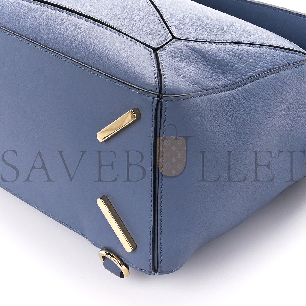 LOEWE CALFSKIN MEDIUM PUZZLE BAG BLUE (29*19.5*14cm) LOEWE CALFSKIN MEDIUM PUZZLE BAG BLUE (29*19.5*14cm)