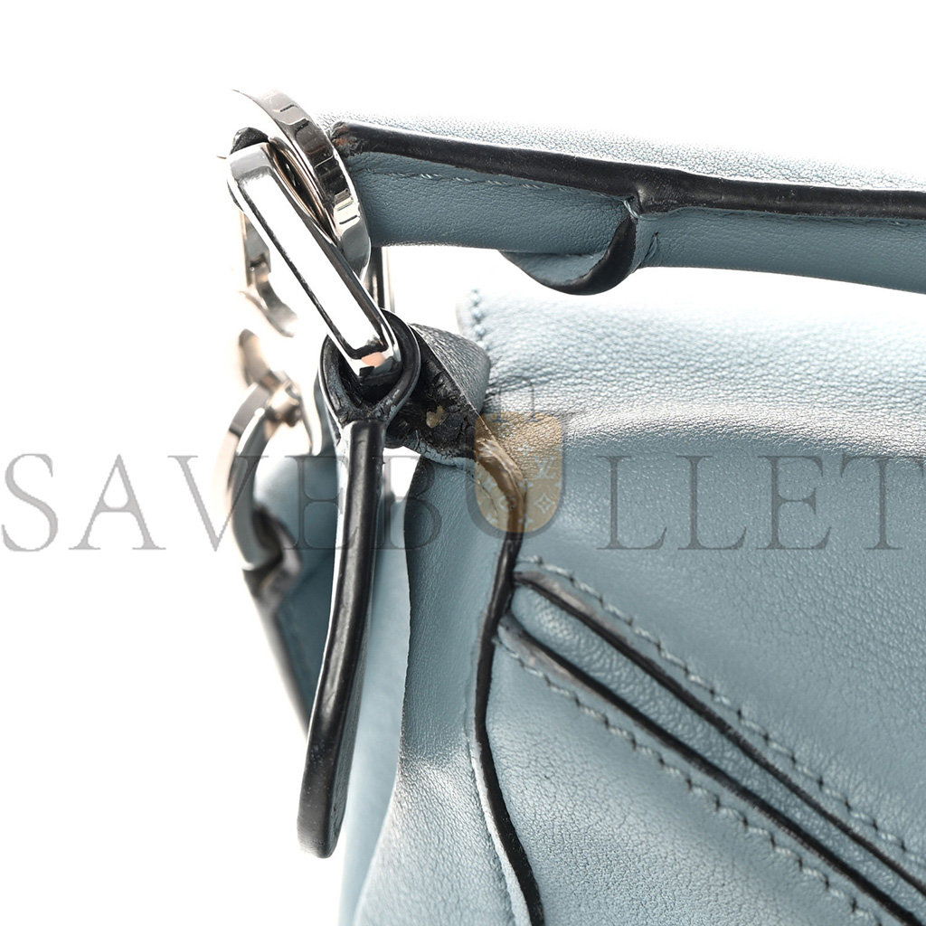 LOEWE CALFSKIN SMALL PUZZLE BAG STONE BLUE (24*16.5*10.5cm) LOEWE CALFSKIN SMALL PUZZLE BAG STONE BLUE (24*16.5*10.5cm)