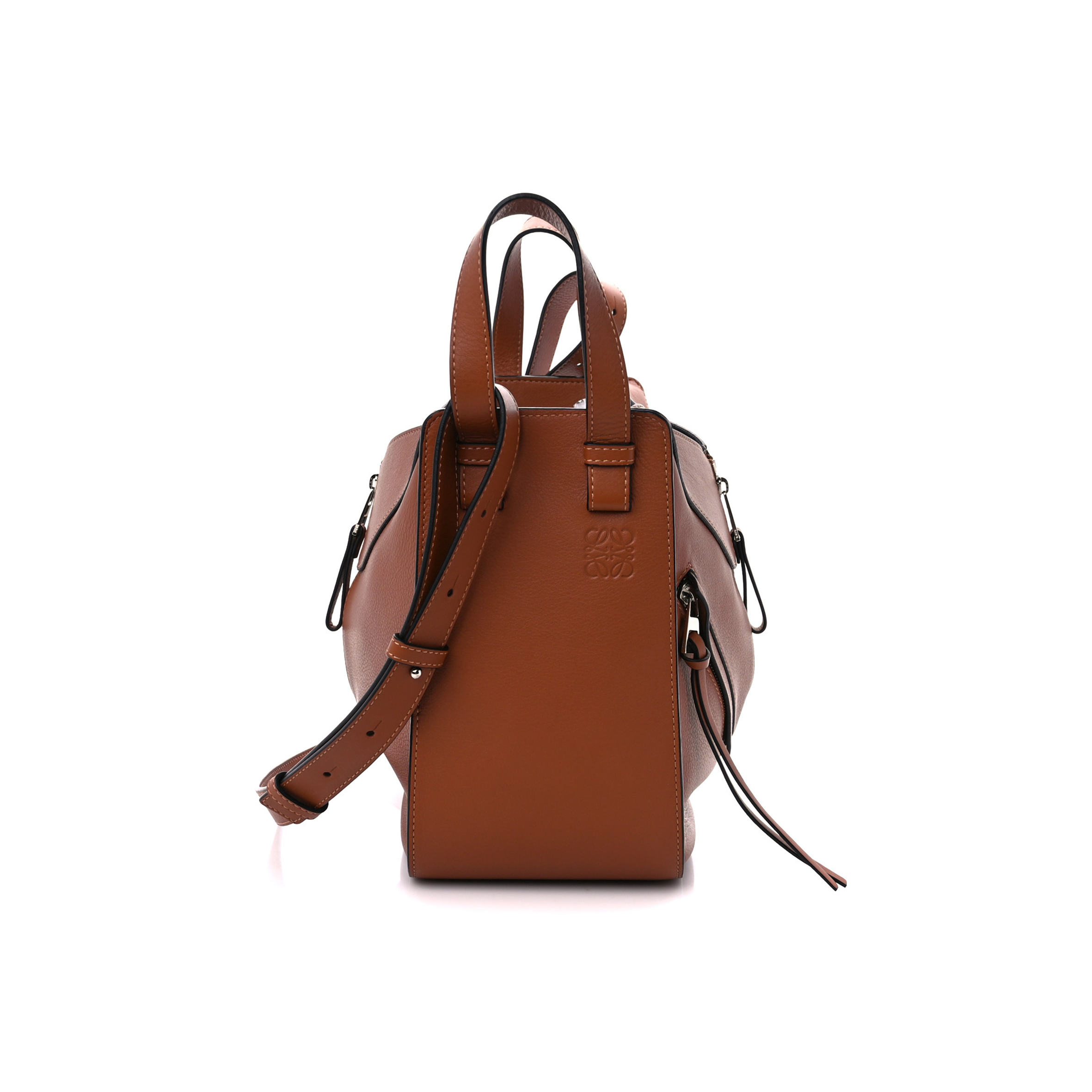 LOEWE CALFSKIN SMALL HAMMOCK SHOULDER BAG TAN (27*23*14cm) LOEWE CALFSKIN SMALL HAMMOCK SHOULDER BAG TAN (27*23*14cm)