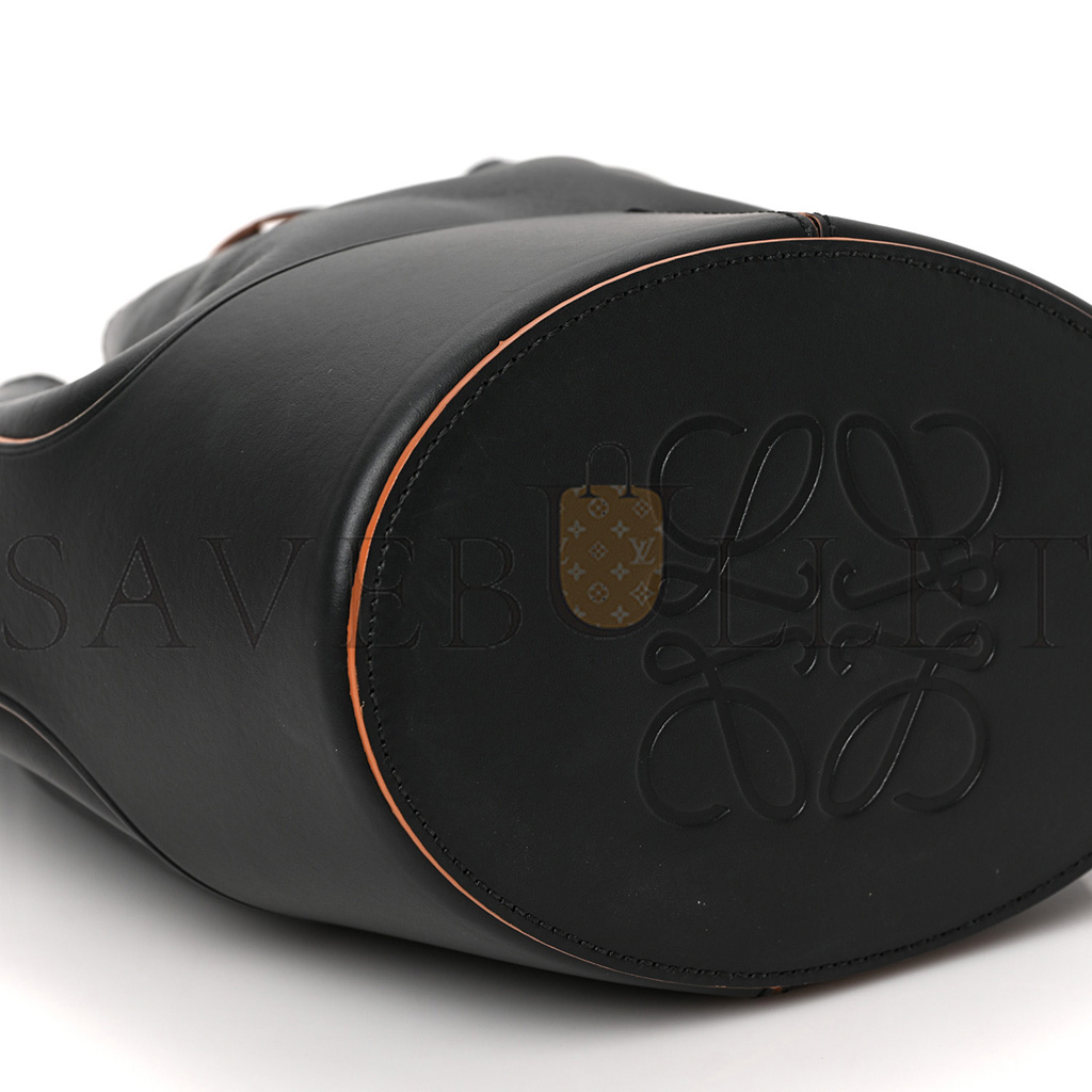 LOEWE NAPPA CALFSKIN SMALL BALLOON BAG BLACK (25*18*13cm) LOEWE NAPPA CALFSKIN SMALL BALLOON BAG BLACK (25*18*13cm)