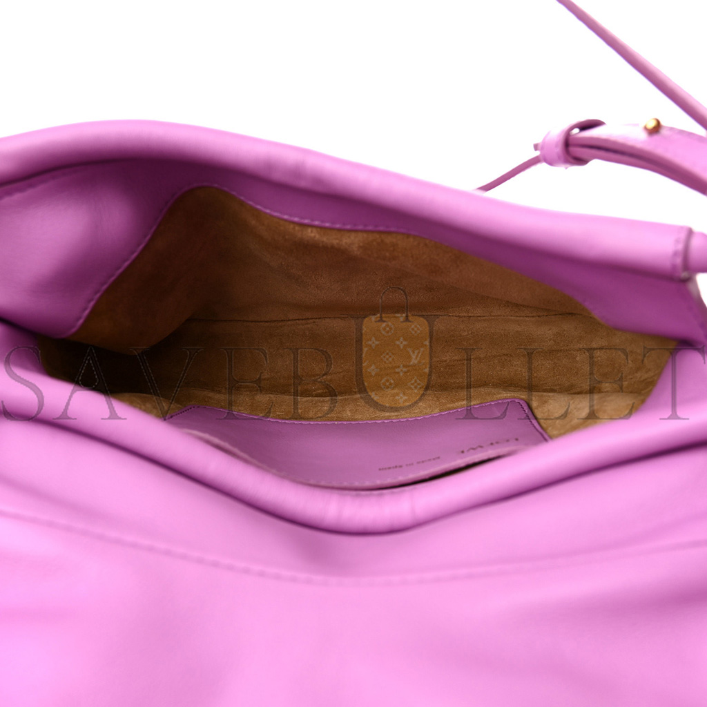 LOEWE SHINY NAPPA CALFSKIN PASEO SATCHEL ROCKROSE (25*17*8cm) LOEWE SHINY NAPPA CALFSKIN PASEO SATCHEL ROCKROSE (25*17*8cm)