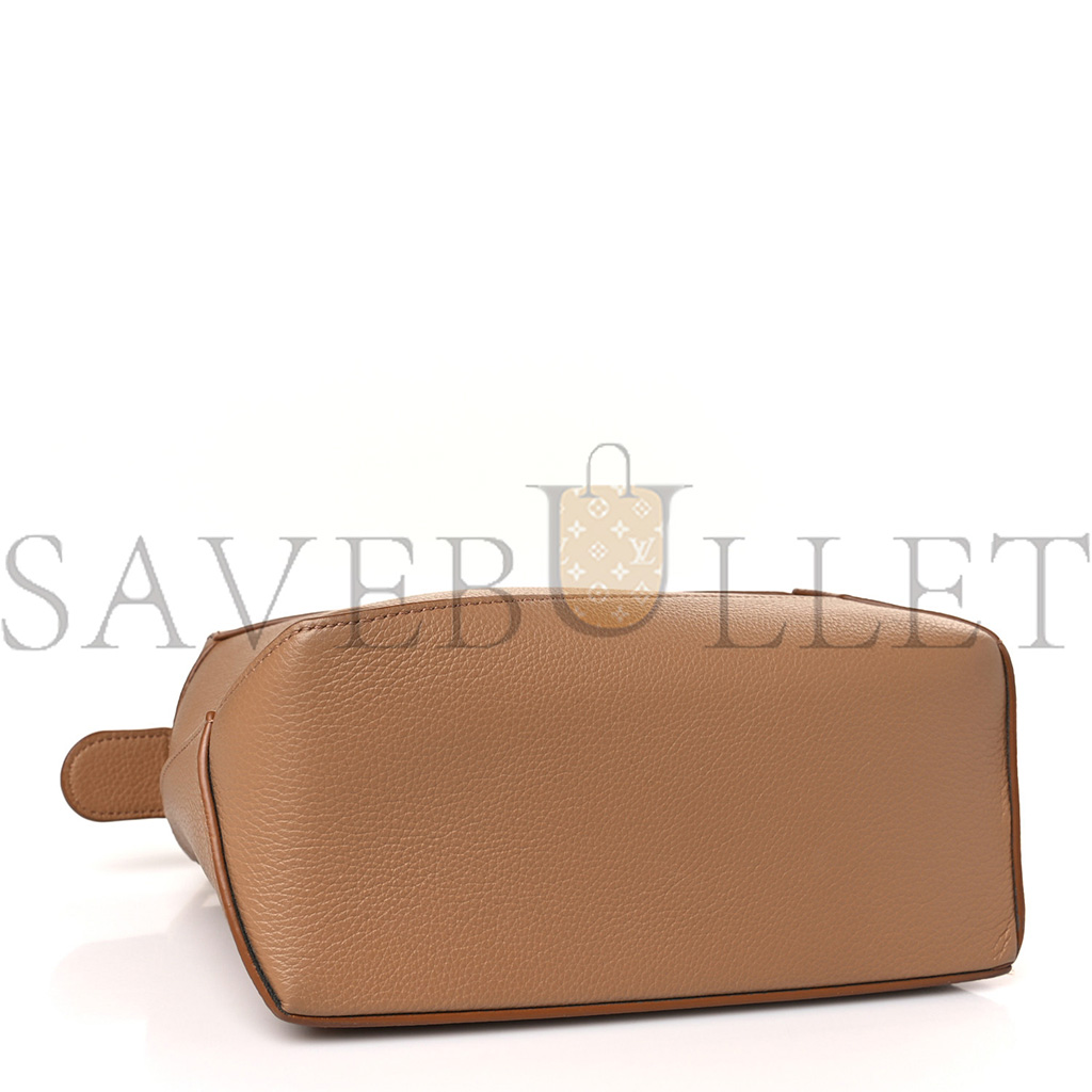 LOEWE GRAINED CALFSKIN SMALL PUZZLE EDGE BAG TOFFEE (24*16.5*10.5cm) LOEWE GRAINED CALFSKIN SMALL PUZZLE EDGE BAG TOFFEE (24*16.5*10.5cm)