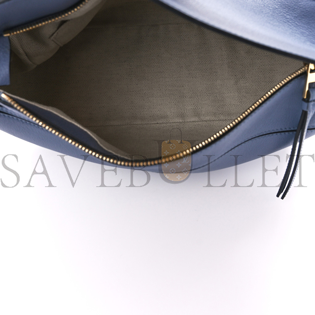 LOEWE CALFSKIN MEDIUM PUZZLE BAG BLUE (29*19.5*14cm) LOEWE CALFSKIN MEDIUM PUZZLE BAG BLUE (29*19.5*14cm)