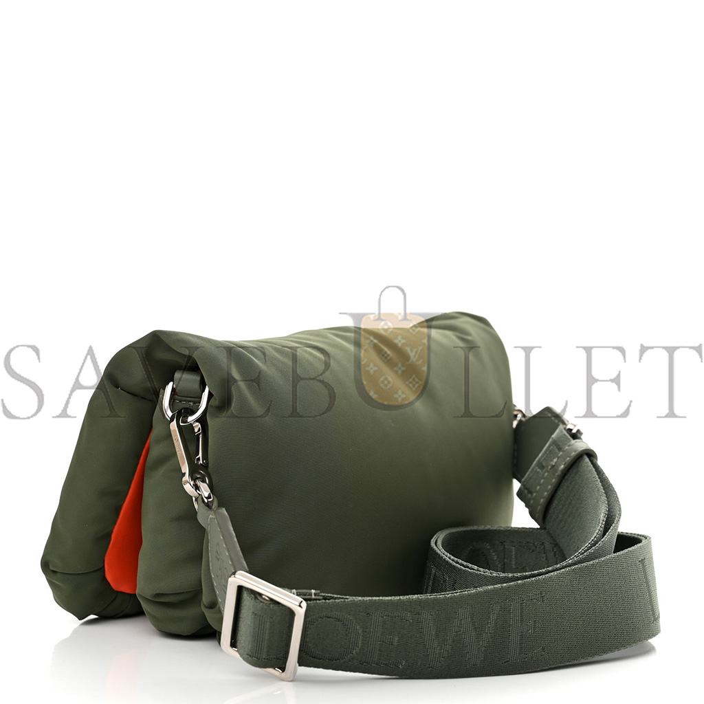 LOEWE NYLON MINI GOYA PUFFER BAG VINTAGE KHAKI (19*13*6cm) LOEWE NYLON MINI GOYA PUFFER BAG VINTAGE KHAKI (19*13*6cm)