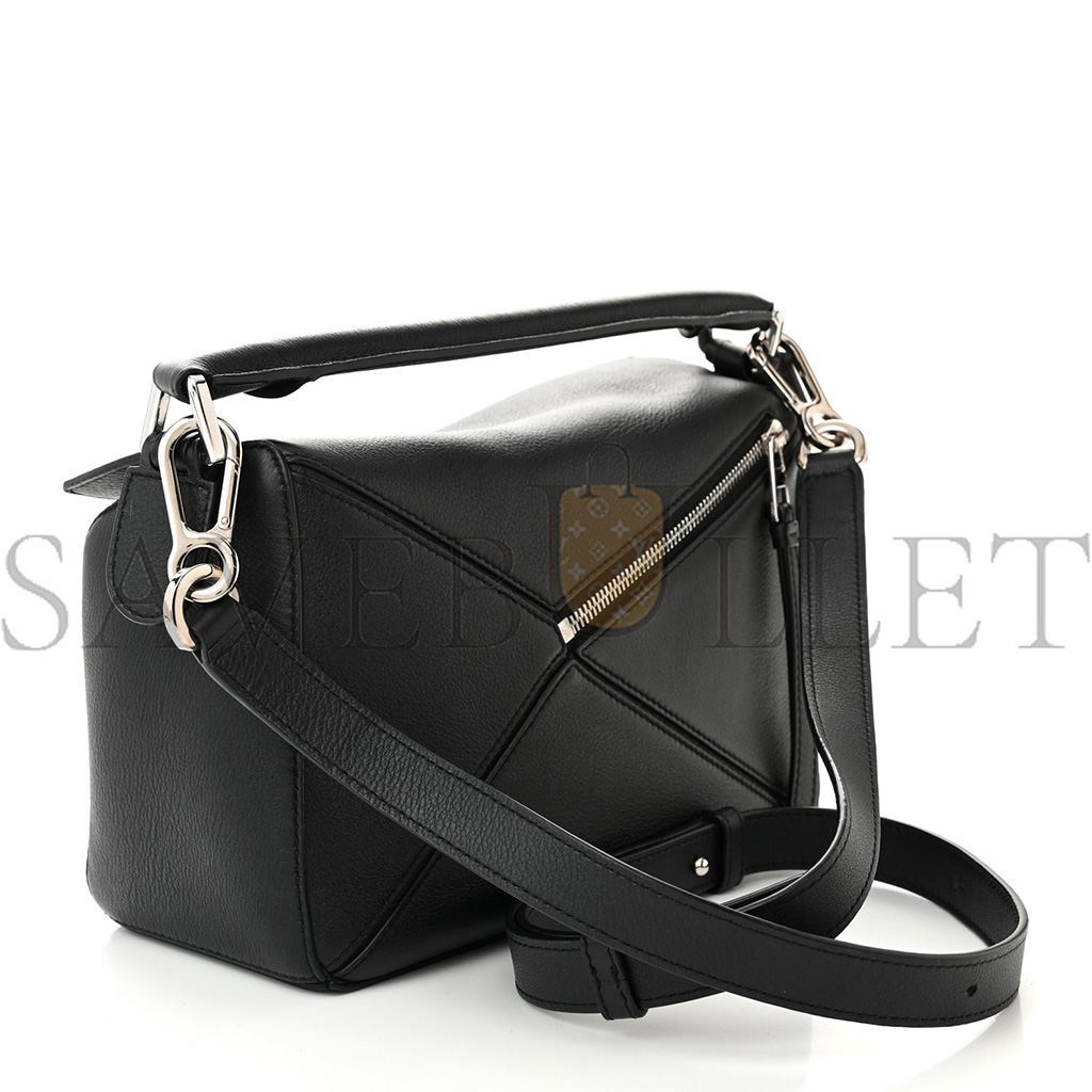 LOEWE CALFSKIN SMALL PUZZLE BAG BLACK (24*16.5*10.5cm) LOEWE CALFSKIN SMALL PUZZLE BAG BLACK (24*16.5*10.5cm)