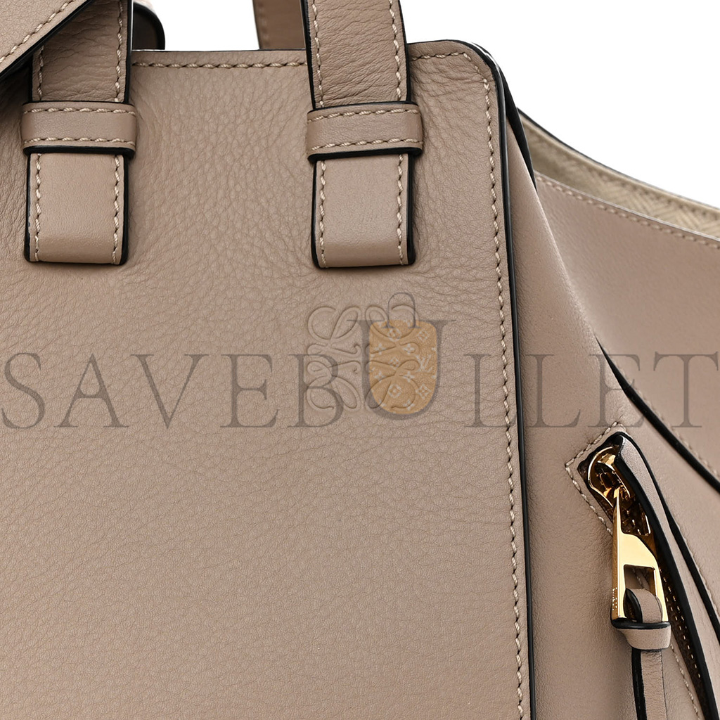 LOEWE CALFSKIN SMALL HAMMOCK SHOULDER BAG SAND (30*25*13.5cm) LOEWE CALFSKIN SMALL HAMMOCK SHOULDER BAG SAND (30*25*13.5cm)