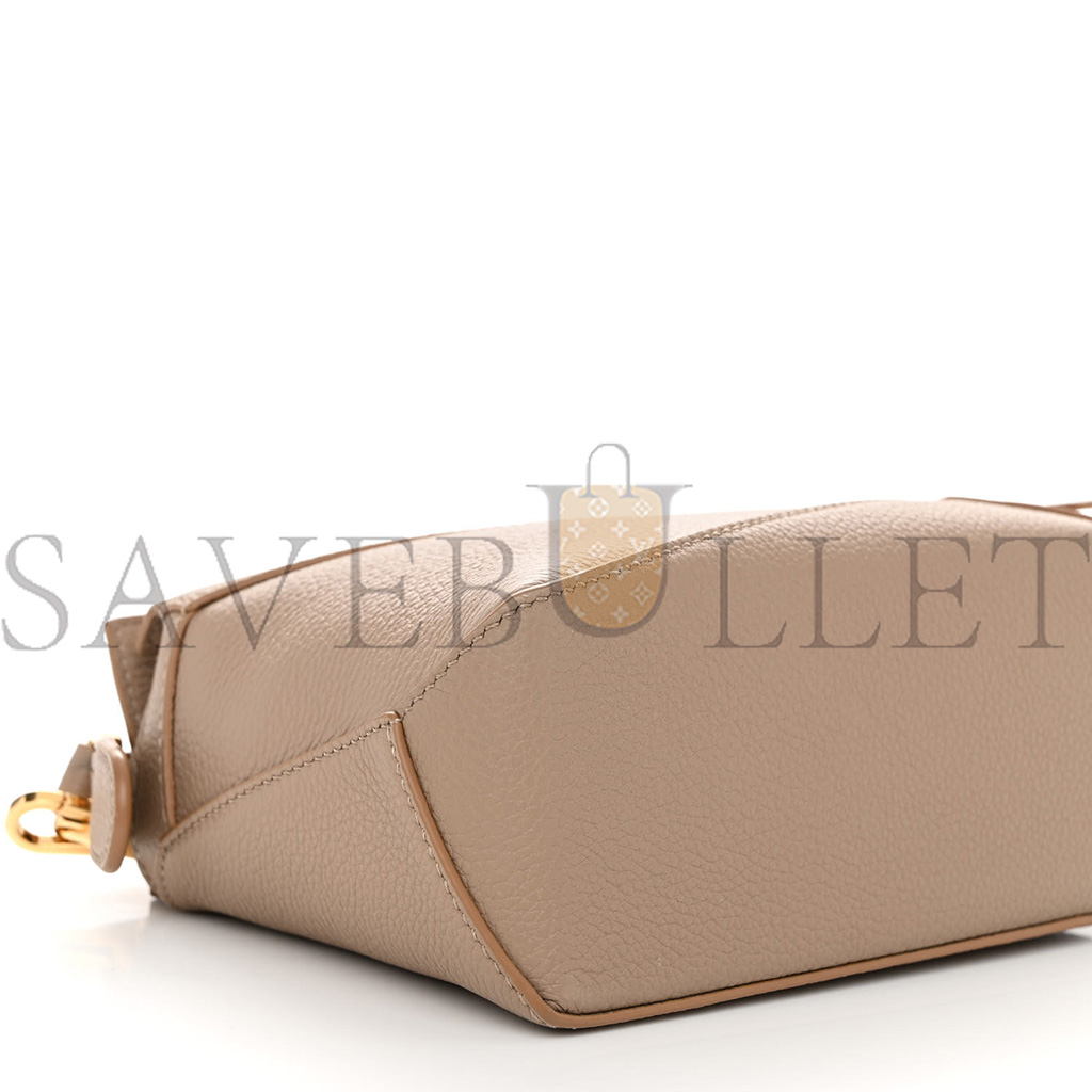 LOEWE CALFSKIN MINI PUZZLE EDGE BAG SAND (18*12.5*8cm) LOEWE CALFSKIN MINI PUZZLE EDGE BAG SAND (18*12.5*8cm)