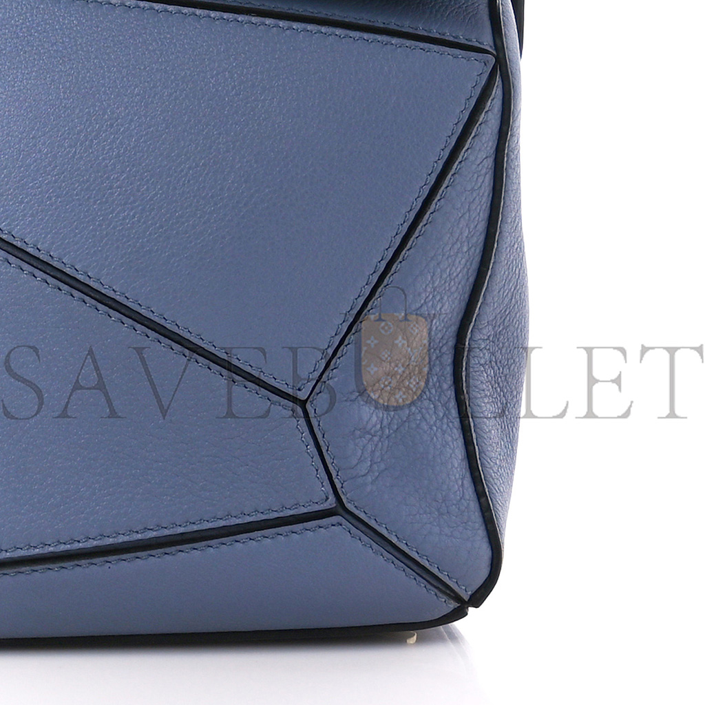 LOEWE CALFSKIN MEDIUM PUZZLE BAG BLUE (29*19.5*14cm) LOEWE CALFSKIN MEDIUM PUZZLE BAG BLUE (29*19.5*14cm)