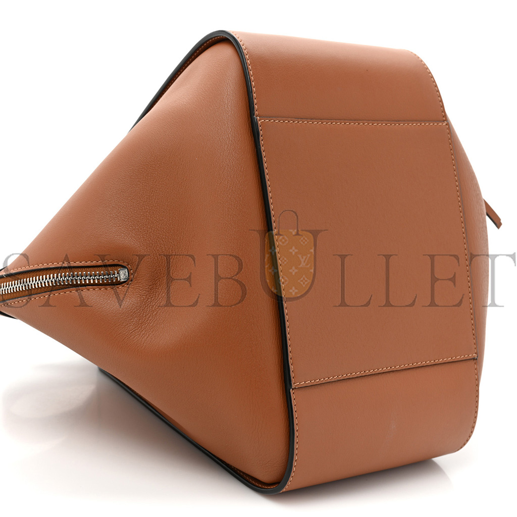 LOEWE CALFSKIN SMALL HAMMOCK SHOULDER BAG TAN (30*25*13.5cm) LOEWE CALFSKIN SMALL HAMMOCK SHOULDER BAG TAN (30*25*13.5cm)