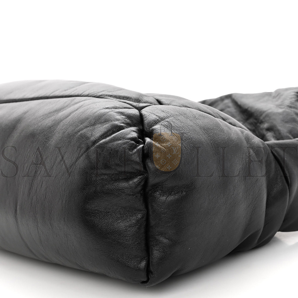 LOEWE SHINY NAPPA PUFFER PUZZLE HOBO BLACK (28*13*10cm) LOEWE SHINY NAPPA PUFFER PUZZLE HOBO BLACK (28*13*10cm)