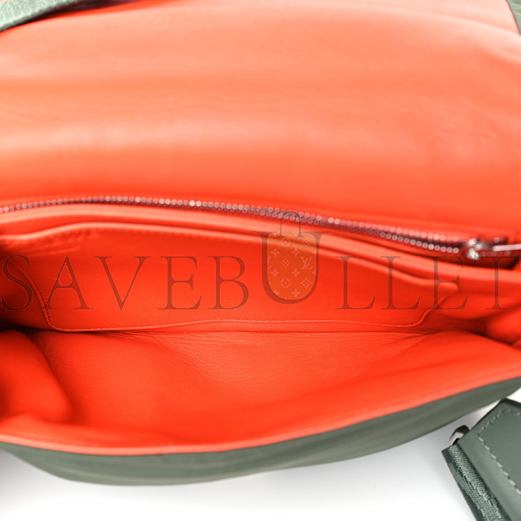 LOEWE NYLON MEDIUM GOYA PUFFER BAG VINTAGE KHAKI (23*18*9cm) LOEWE NYLON MEDIUM GOYA PUFFER BAG VINTAGE KHAKI (23*18*9cm)