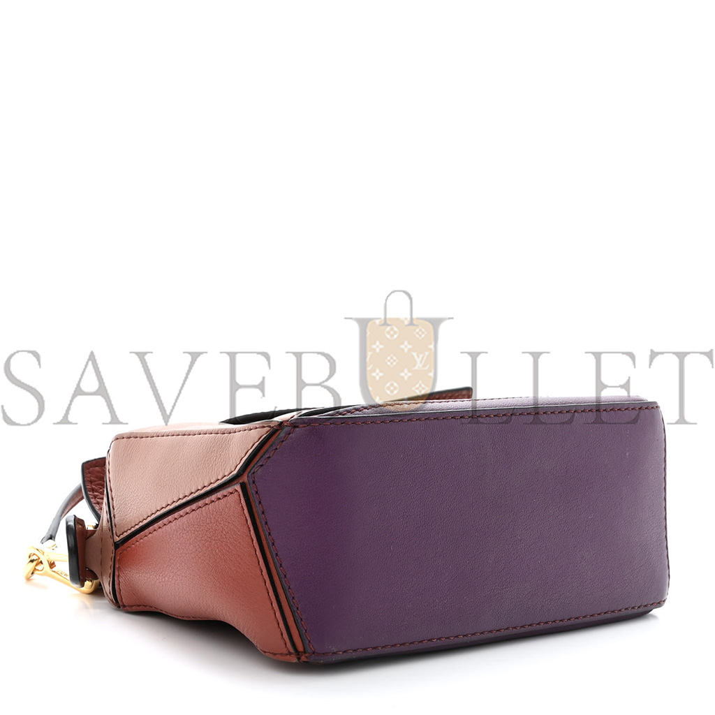LOEWE CALFSKIN MINI PUZZLE BAG SPICE PUMPKIN (18*12.5*8cm) LOEWE CALFSKIN MINI PUZZLE BAG SPICE PUMPKIN (18*12.5*8cm)