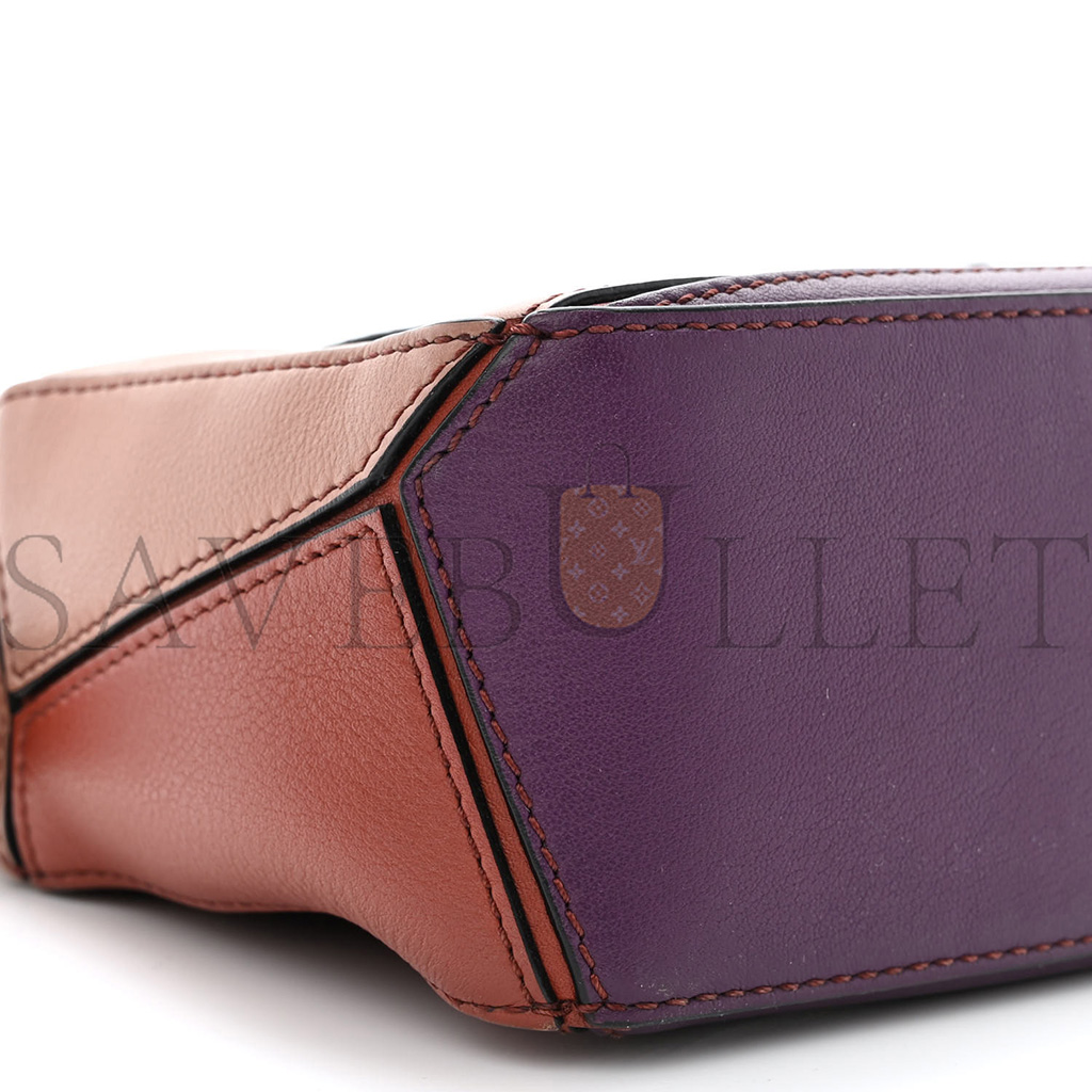 LOEWE CALFSKIN MINI PUZZLE BAG SPICE PUMPKIN (18*12.5*8cm) LOEWE CALFSKIN MINI PUZZLE BAG SPICE PUMPKIN (18*12.5*8cm)