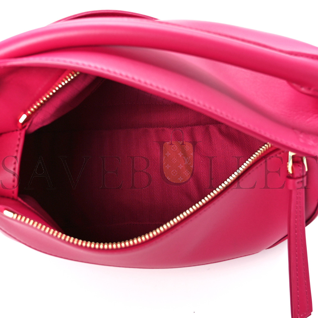 LOEWE SATIN CALFSKIN MONOCHROME SMALL PUZZLE EDGE BAG RUBY RED GLAZE (24*16.5*10.5cm) LOEWE SATIN CALFSKIN MONOCHROME SMALL PUZZLE EDGE BAG RUBY RED GLAZE (24*16.5*10.5cm)