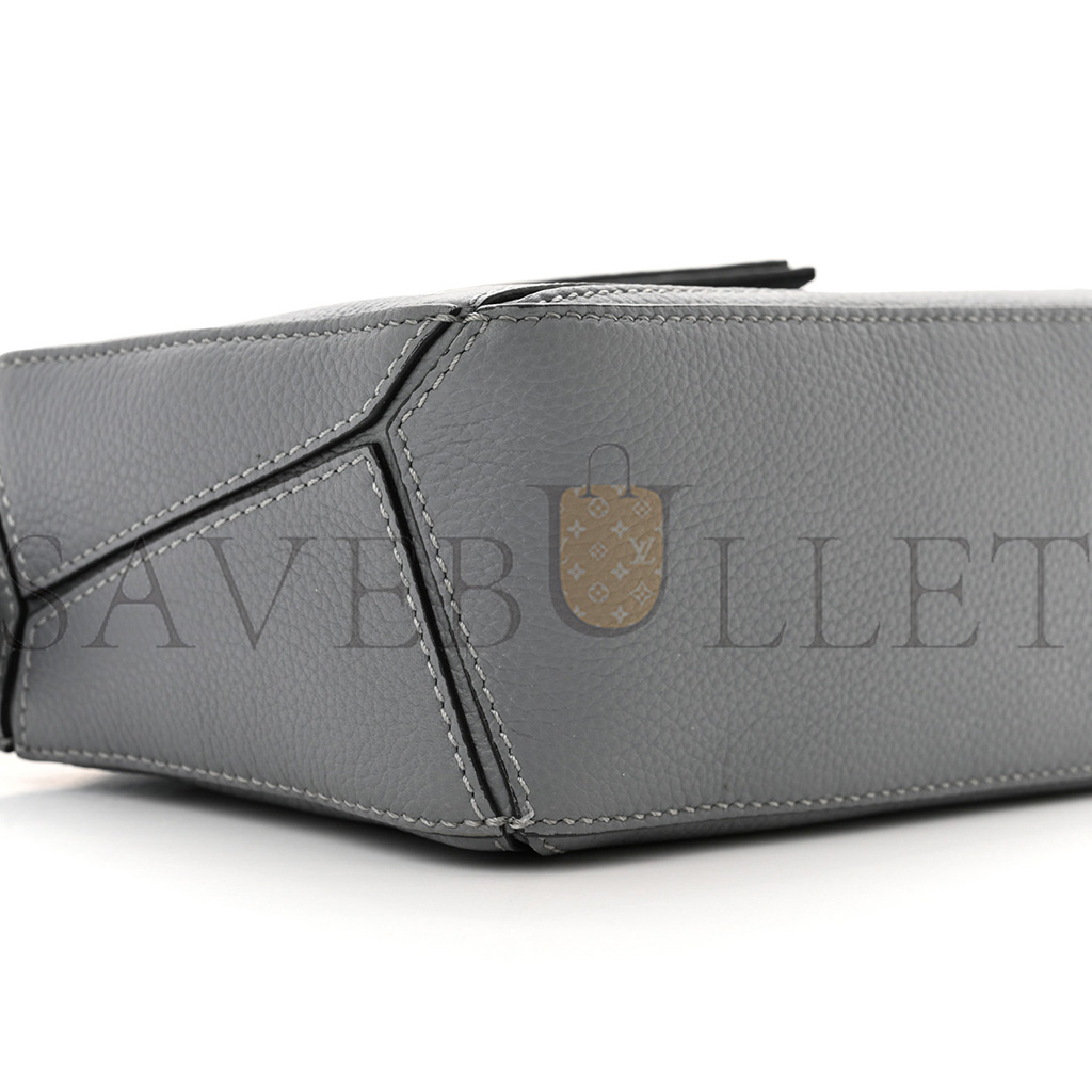 LOEWE CALFSKIN MINI PUZZLE BAG ASPHALT GREY (18*12.5*8cm) LOEWE CALFSKIN MINI PUZZLE BAG ASPHALT GREY (18*12.5*8cm)